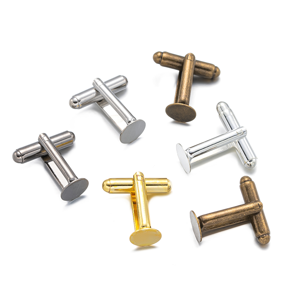 Men'S Accessories Tray - 10Pcs Mens 6-12mm Flat Round Settings