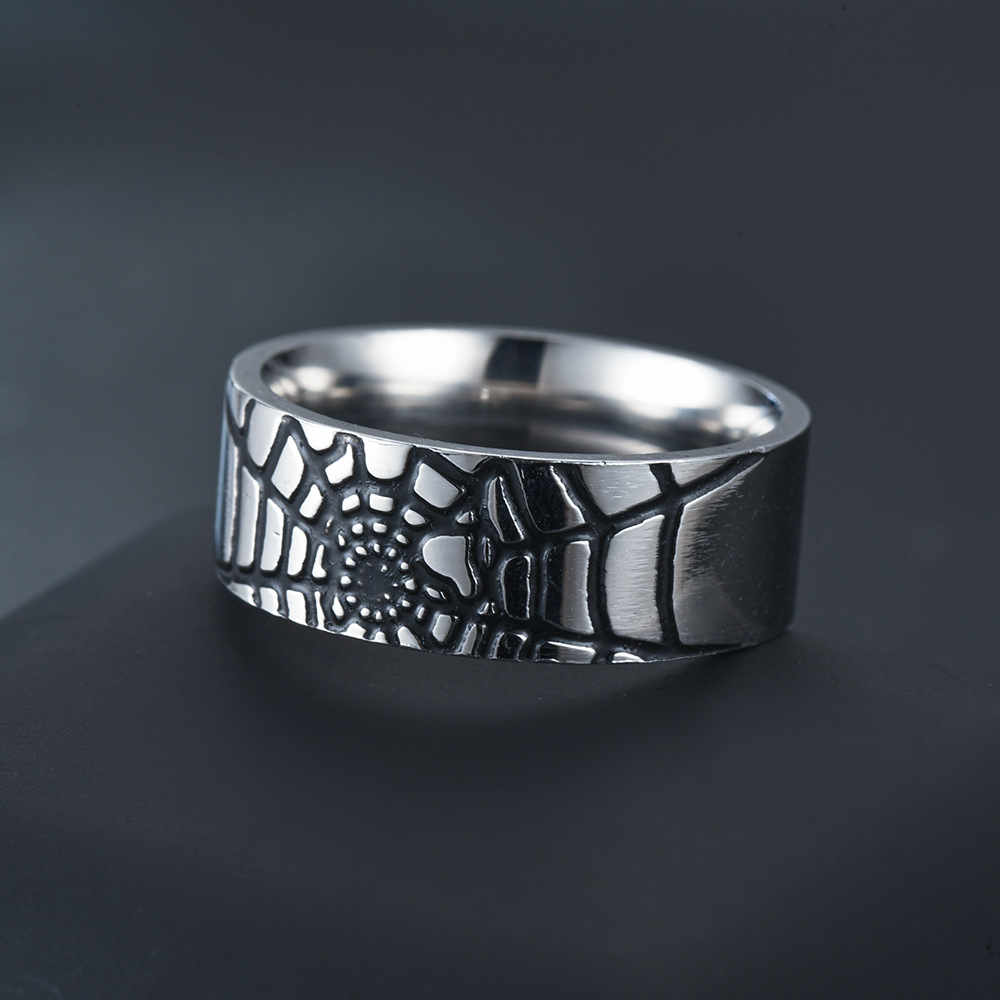 Stainless Steel Simple Spider  - Men Accessories Name ulasan dan harga