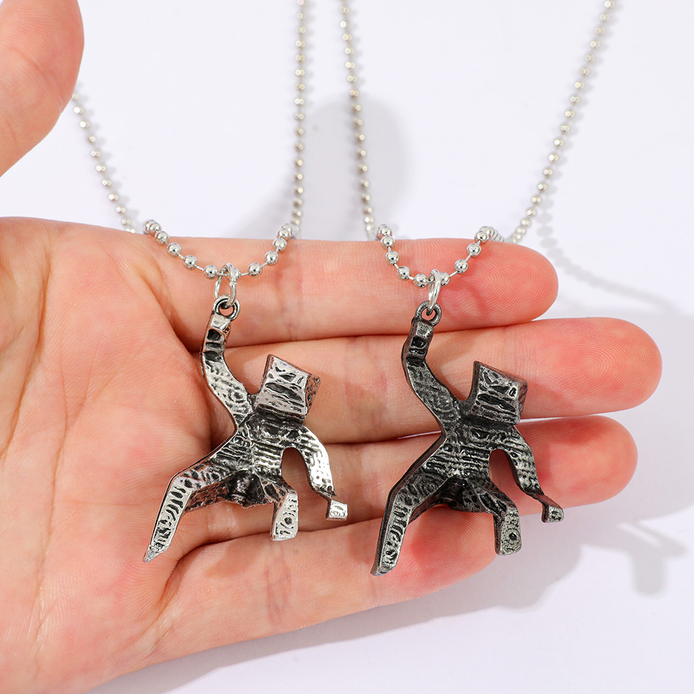 3D Xenon Rock Little Man Proje - Men Accessories Pendant ulasan dan harga