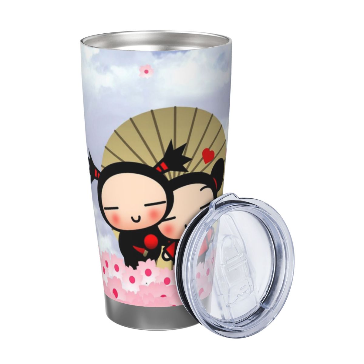 Cute Cartoon Pucca 20oz Stainl - Flask Stainless Steel ulasan dan harga