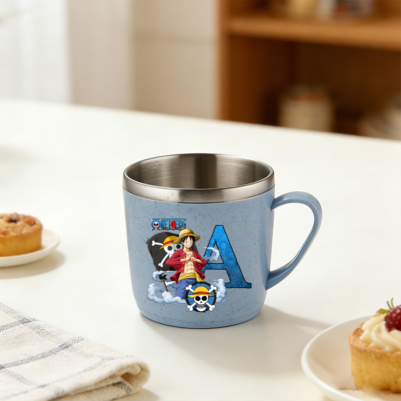 One Piece Water Cup Boy Girl A - Flask Stainless Steel ulasan dan harga