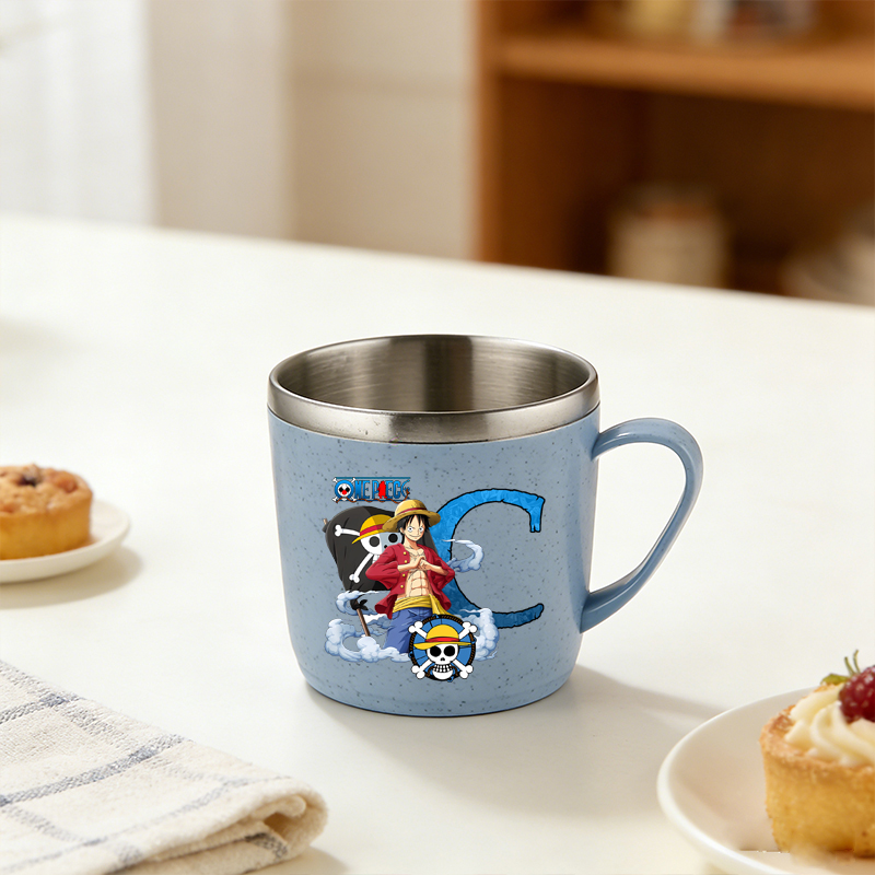 One Piece Water Cup Boy Girl A - Flask Stainless Steel ulasan dan harga