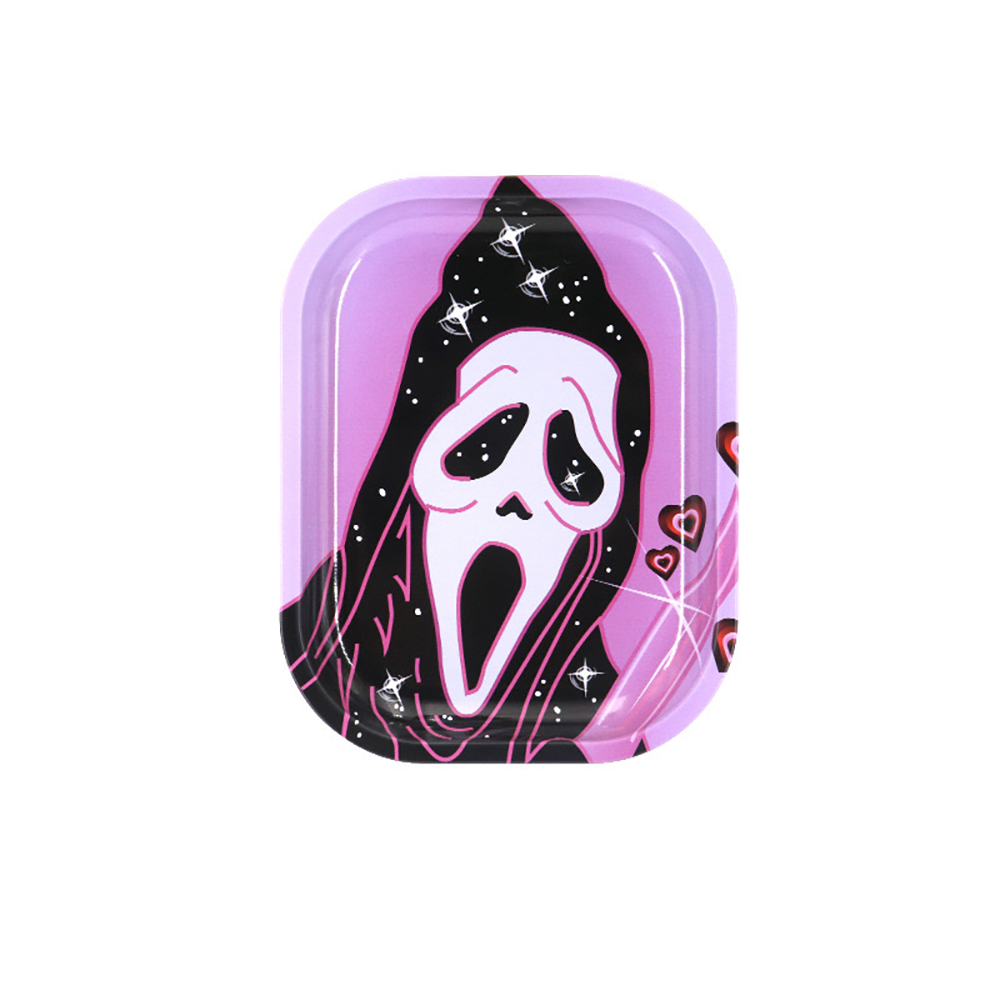 Metal Plate Rolling Tray Smoki - Men'S Accessories Tray ulasan dan harga