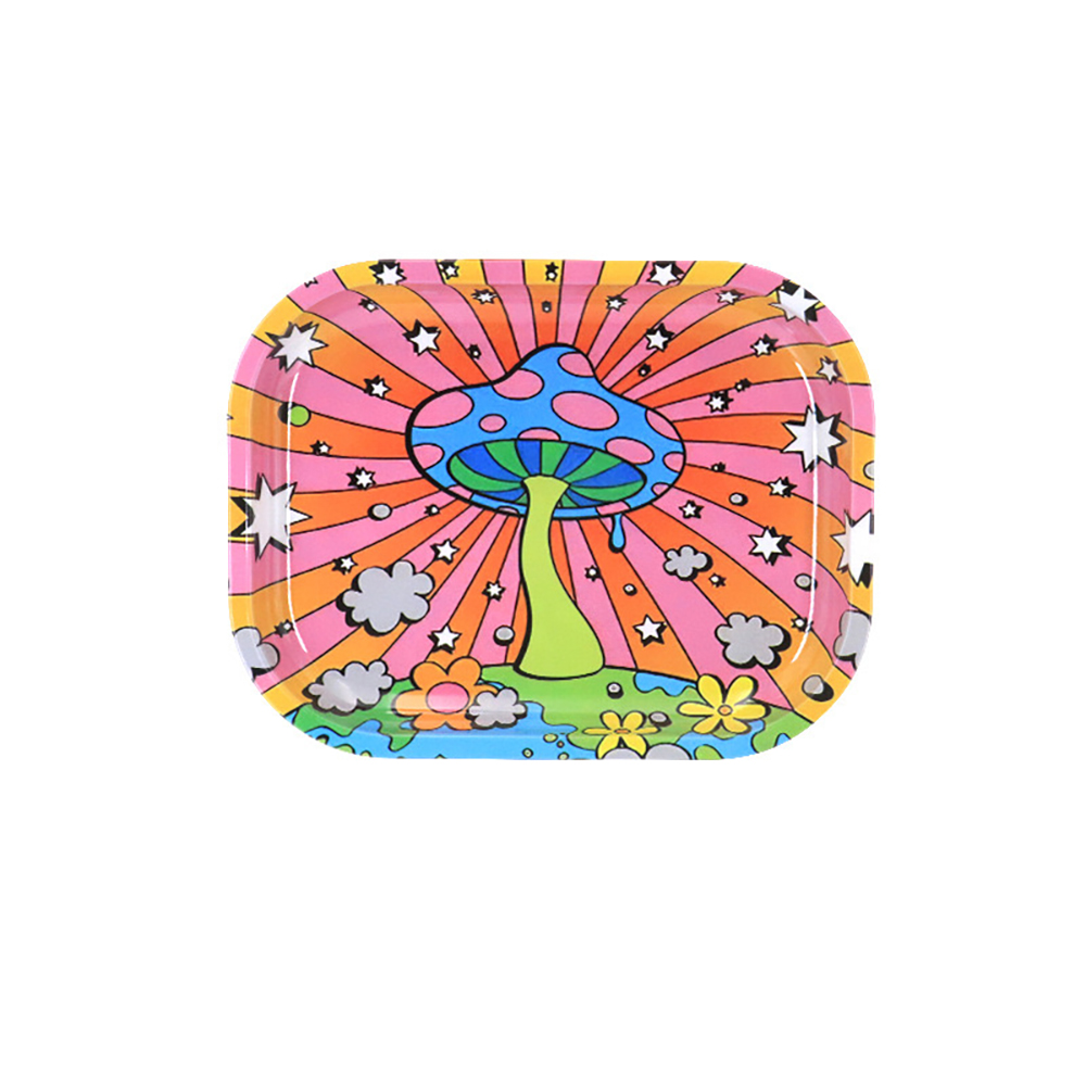 Metal Plate Rolling Tray Smoki - Men'S Accessories Tray ulasan dan harga