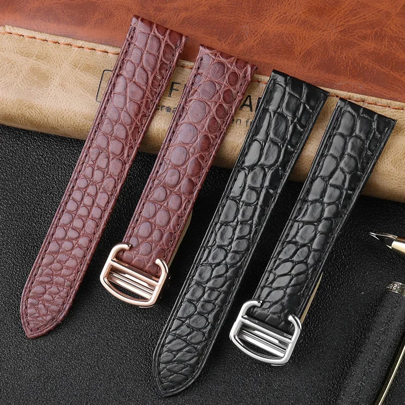 Crocodile Watchband 16 18 20 2 - Men'S Accessories Cartier ulasan dan harga