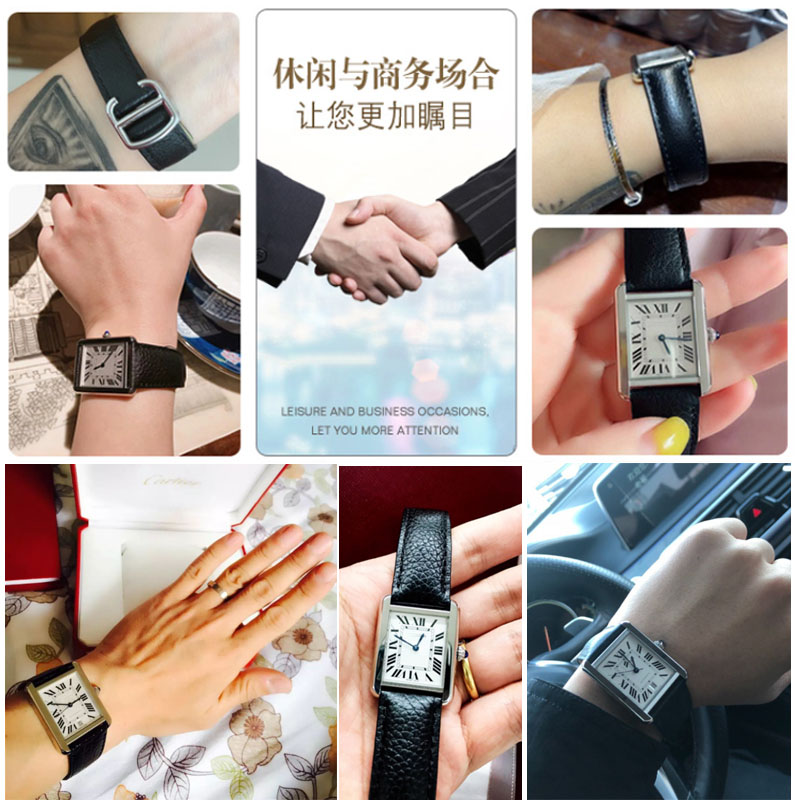 For Cartier TANK SOLO RONDE DE - Men'S Accessories Cartier ulasan dan harga