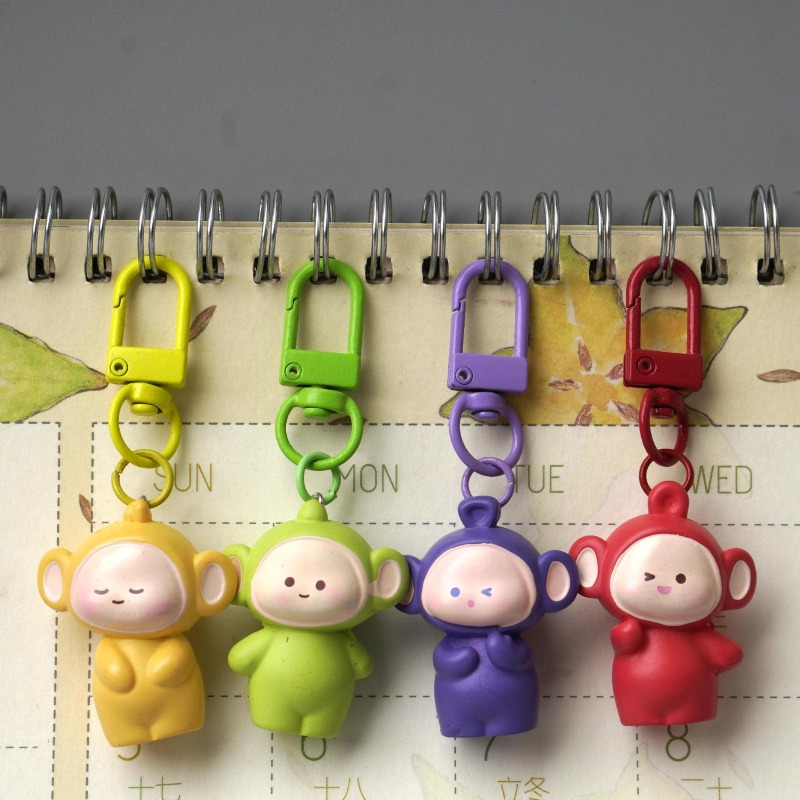 4PCS Hot Cartoon Teletubbies S - Men Accessories Pendant ulasan dan harga