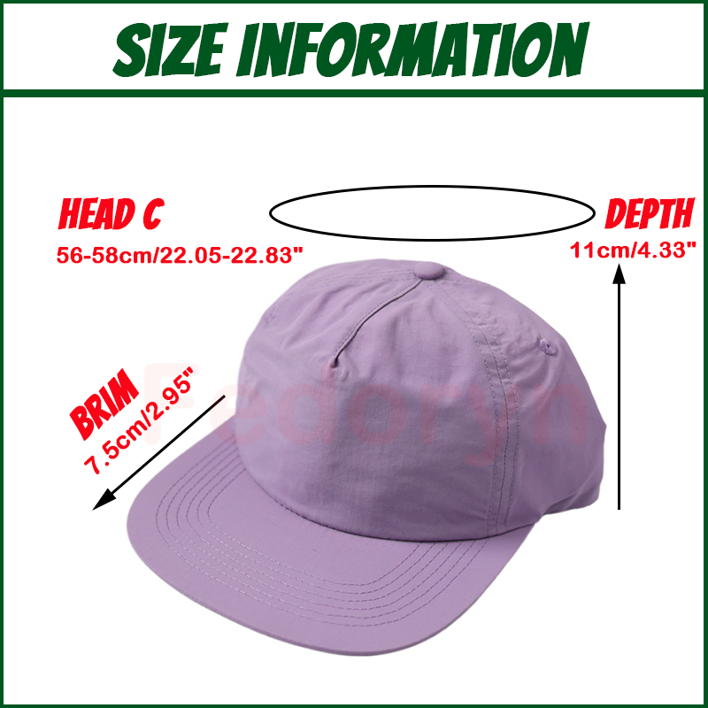 Fedoryn Custom Embroidery Base - Hat Snapback Cap ulasan dan harga