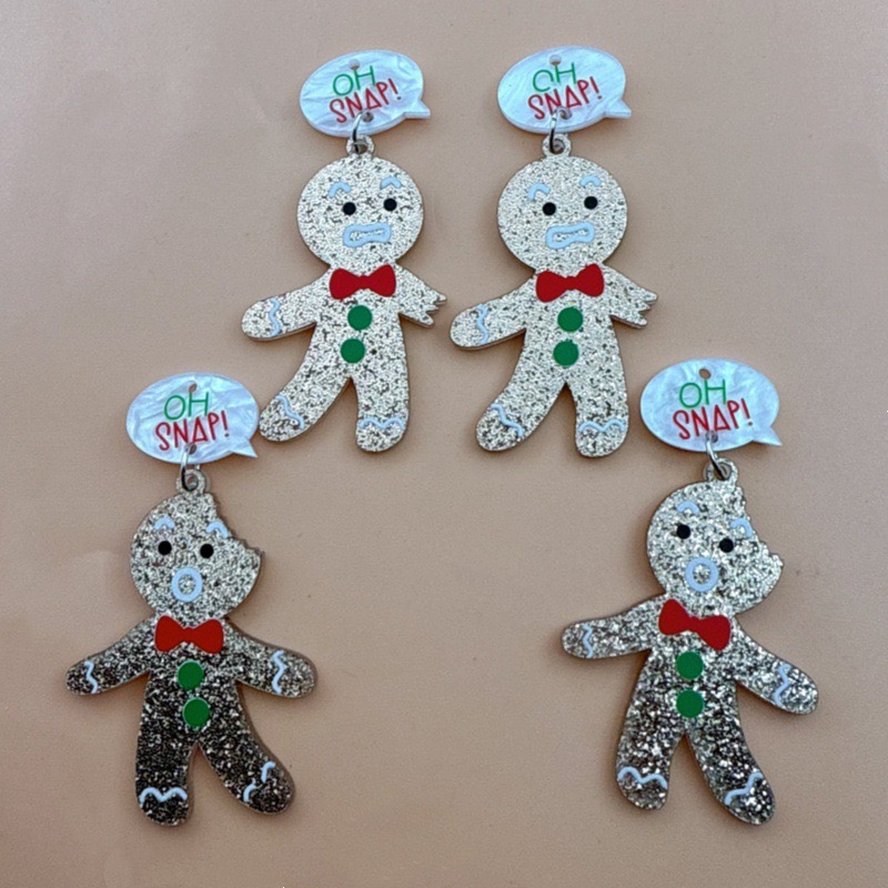 10pcs Cute Christmas Gingerbre - Men Accessories Pendant ulasan dan harga
