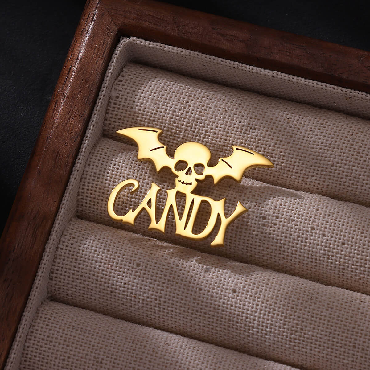 Customized Name Skeleton Bat B - Men Accessories Name ulasan dan harga