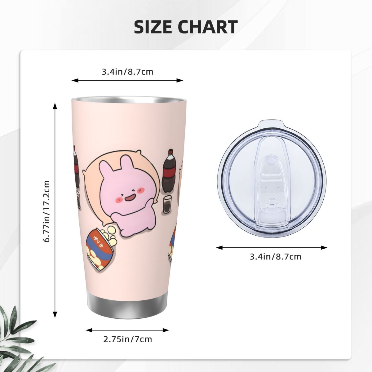 Asamimichaan Cute Asamimi 20oz - Flask Stainless Steel ulasan dan harga