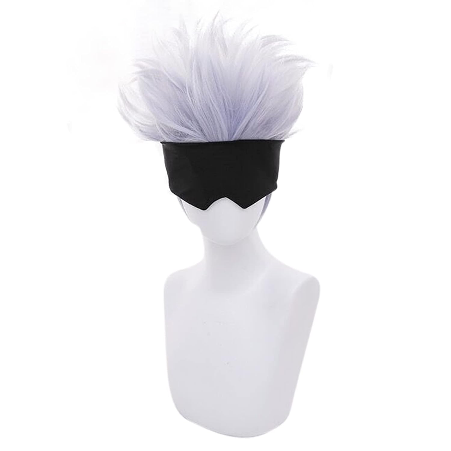 Black Blindfold + Short Wavy C - Men Accessories Silver ulasan dan harga