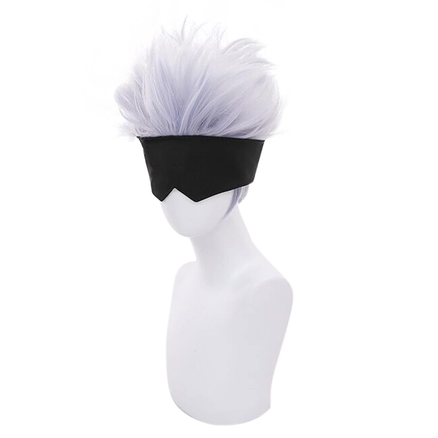 Black Blindfold + Short Wavy C - Men Accessories Silver ulasan dan harga
