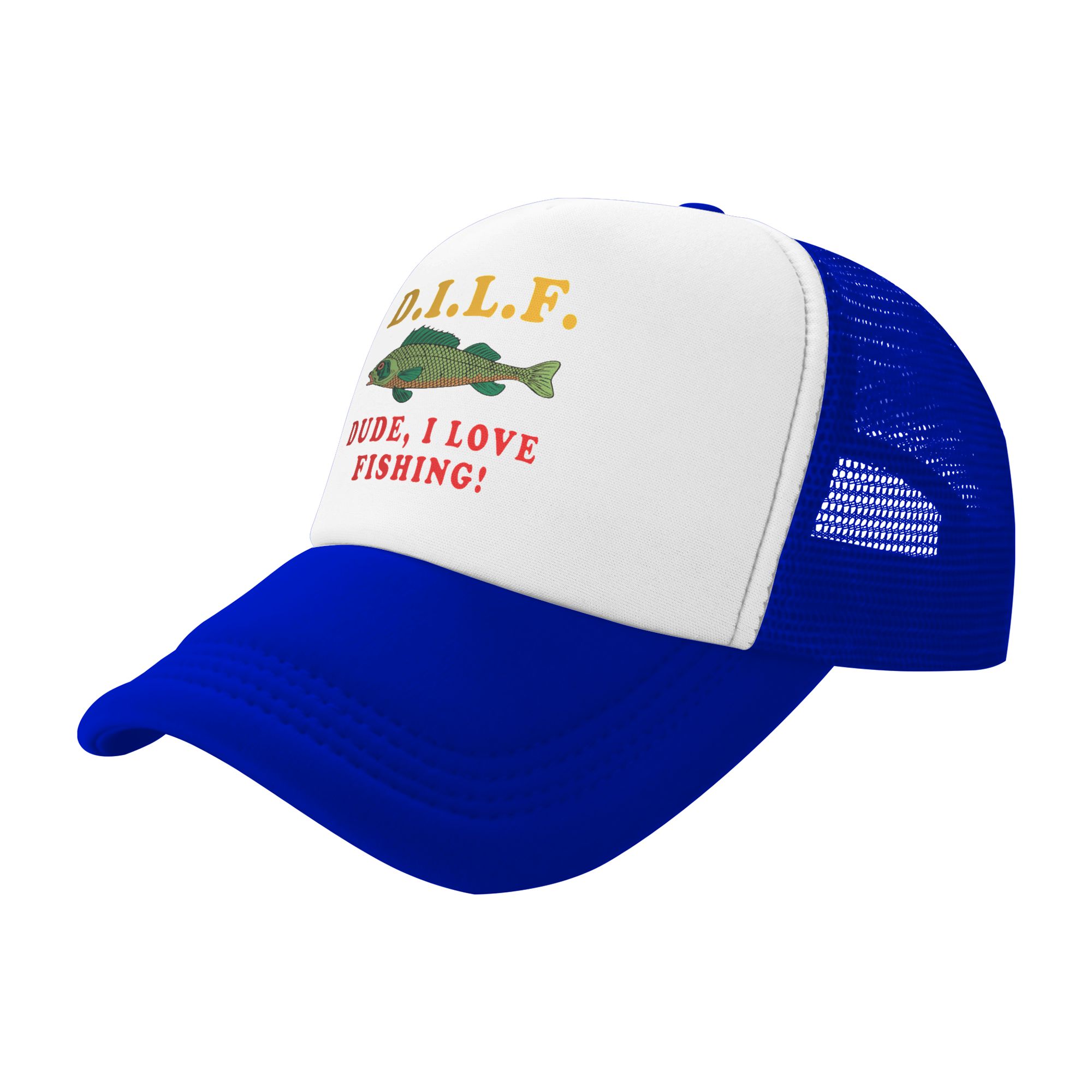Dude I Love Fishing DILF   Mem - Hat Snapback Cap ulasan dan harga
