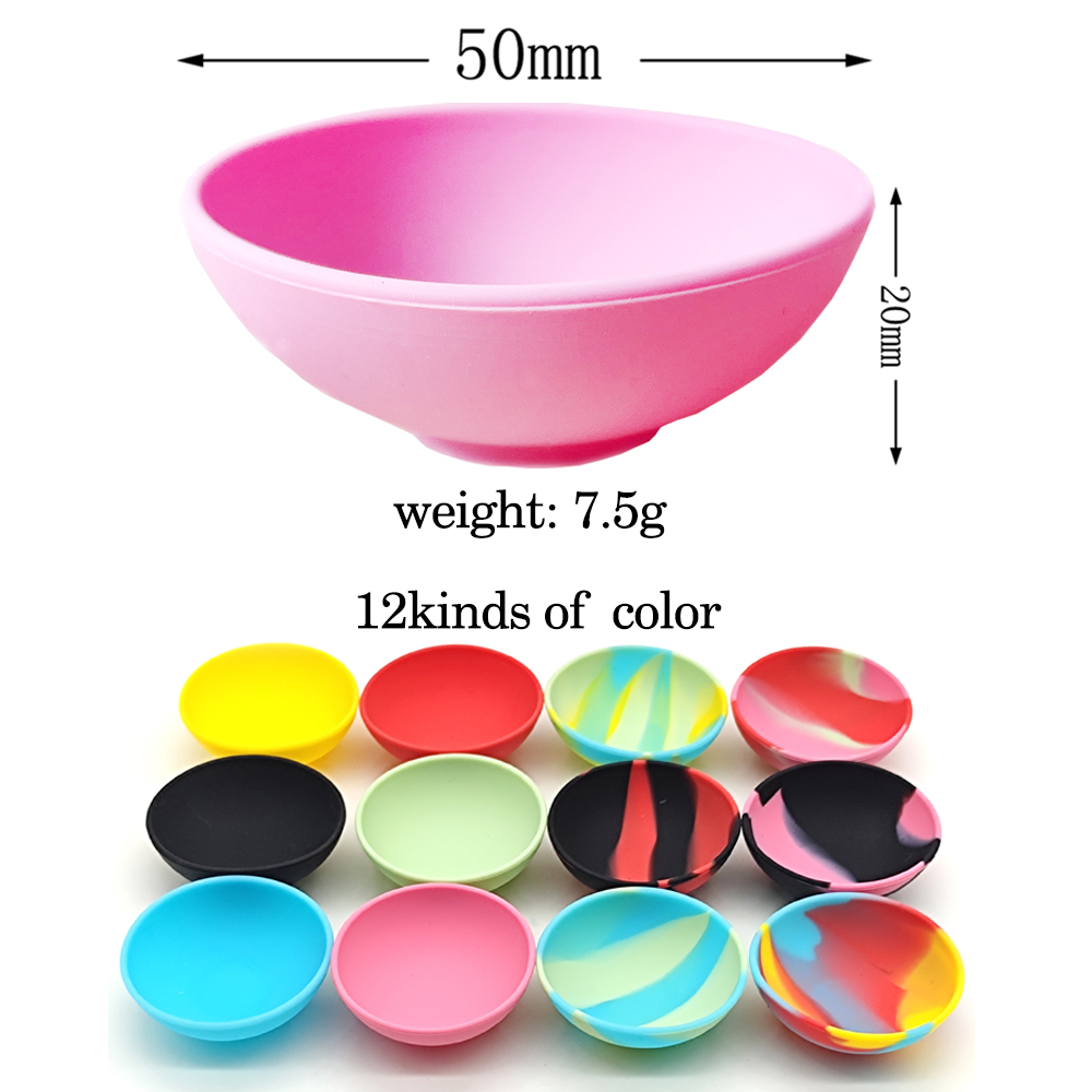 50Pcs Silicone Bowl 50mm For T - Men'S Accessories Tray ulasan dan harga
