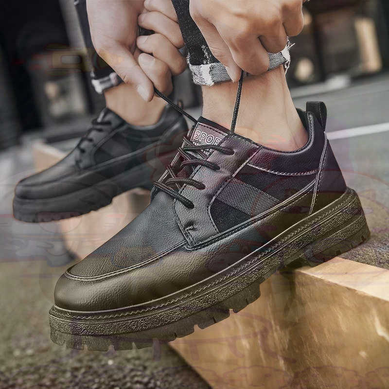 Dark Natural Leather Fashion T - Men Accessories Store ulasan dan harga