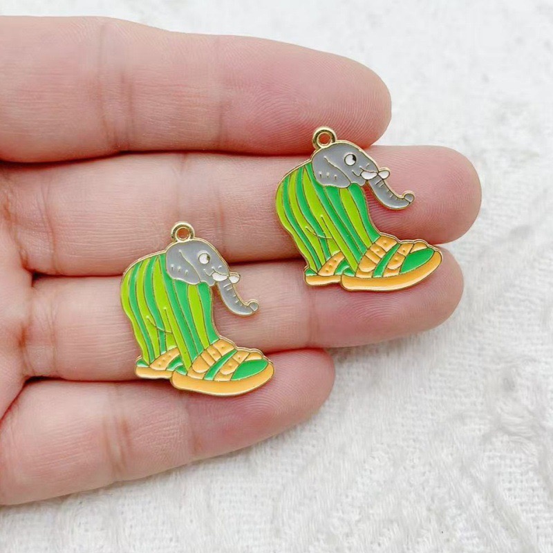 10pcs Creative Alloy Drip Oil  - Men Accessories Pendant ulasan dan harga