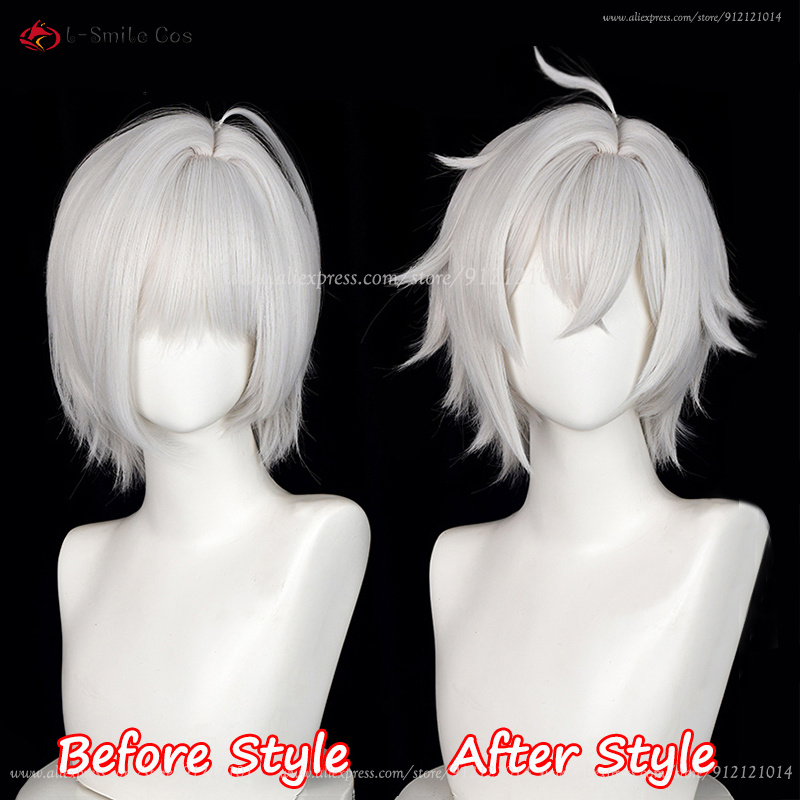 ZZZ Seth Lowell Cosplay Wig 30 - Men Accessories Silver ulasan dan harga