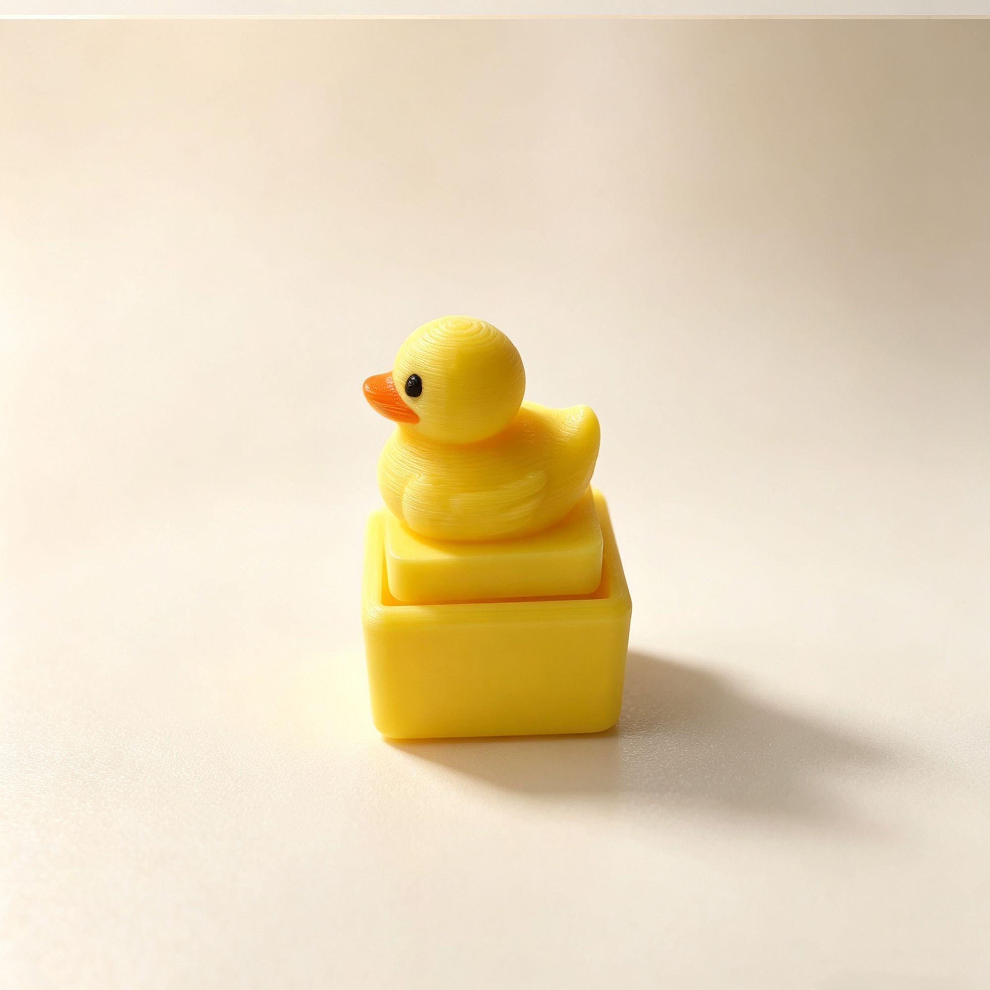 Cute Yellow Duck Press Keychai - Men Accessories Pendant ulasan dan harga