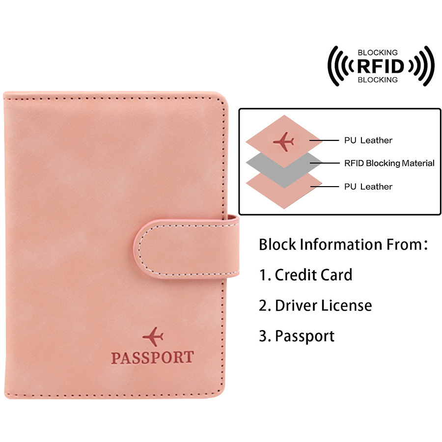 Magnetic Button Passport Cover - Men Accessories Name ulasan dan harga