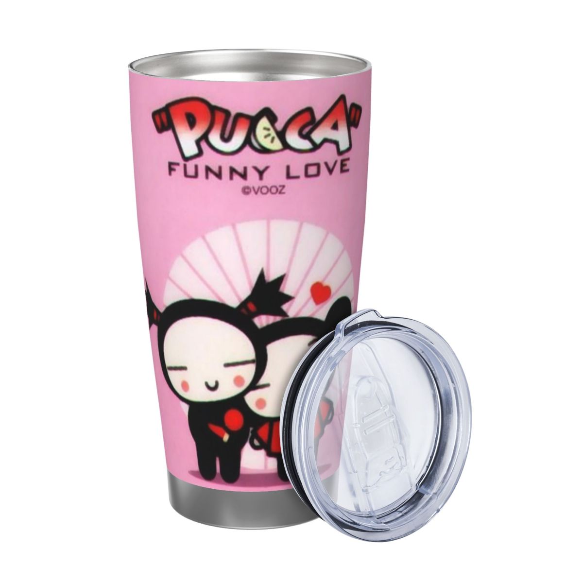 Cute Cartoon Pucca 20oz Stainl - Flask Stainless Steel ulasan dan harga