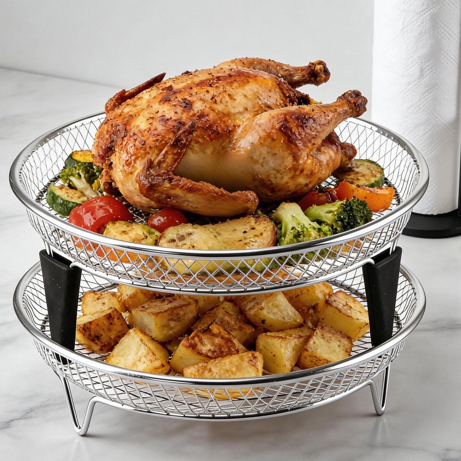 Air Fryer Accessories Stainles - Men'S Accessories Tray ulasan dan harga