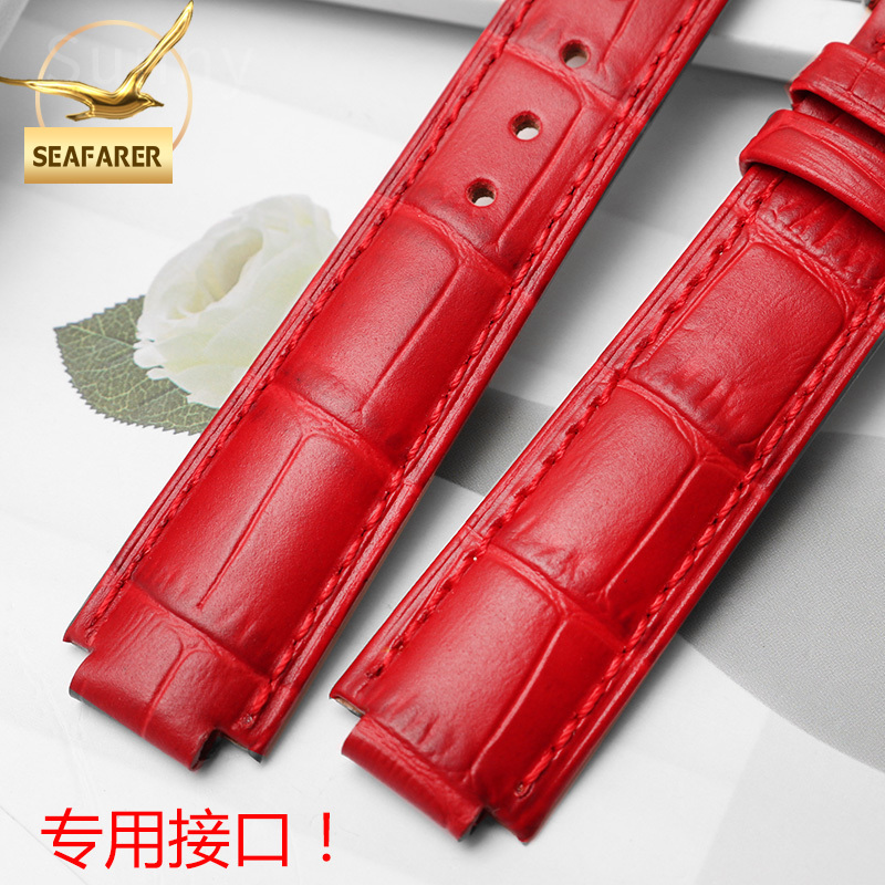 Genuine Leather Watch Strap fo - Men'S Accessories Cartier ulasan dan harga
