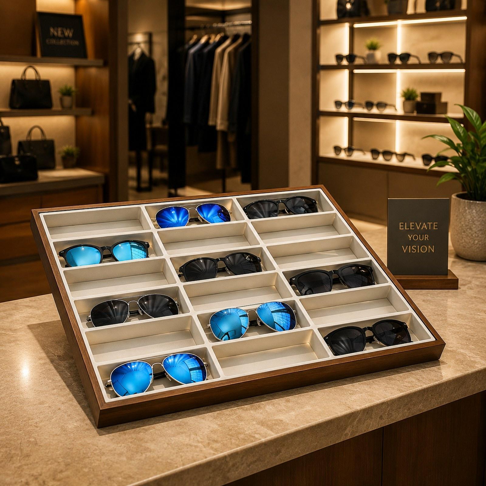 Glasses Display Tray Eyewear S - Men'S Accessories Tray ulasan dan harga