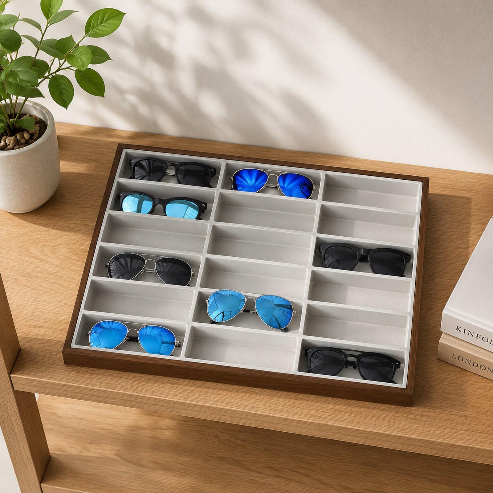 Glasses Display Tray Eyewear S - Men'S Accessories Tray ulasan dan harga