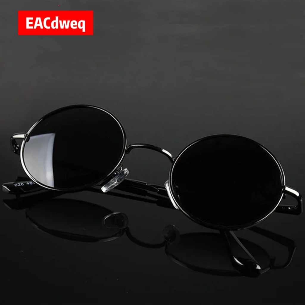 Retro Vintage Round Sunglasses - Sunglasses Polarized Men ulasan dan harga
