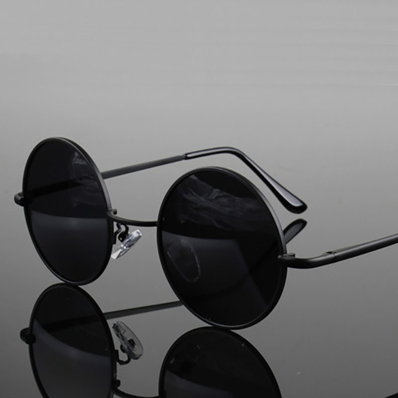 Retro Vintage Round Sunglasses - Sunglasses Polarized Men ulasan dan harga