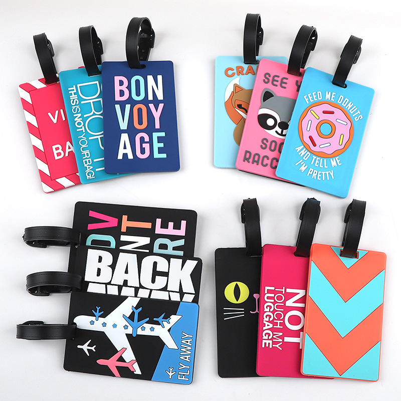 1pc Cartoon Animal PVC Luggage - Men Accessories Name ulasan dan harga
