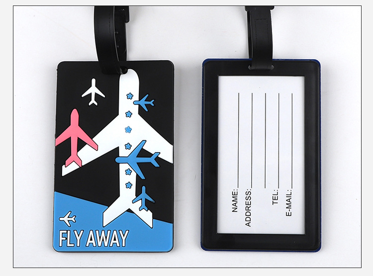 1pc Cartoon Animal PVC Luggage - Men Accessories Name ulasan dan harga