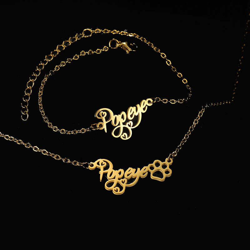 Goxijite Customize Name Neckla - Men Accessories Name ulasan dan harga