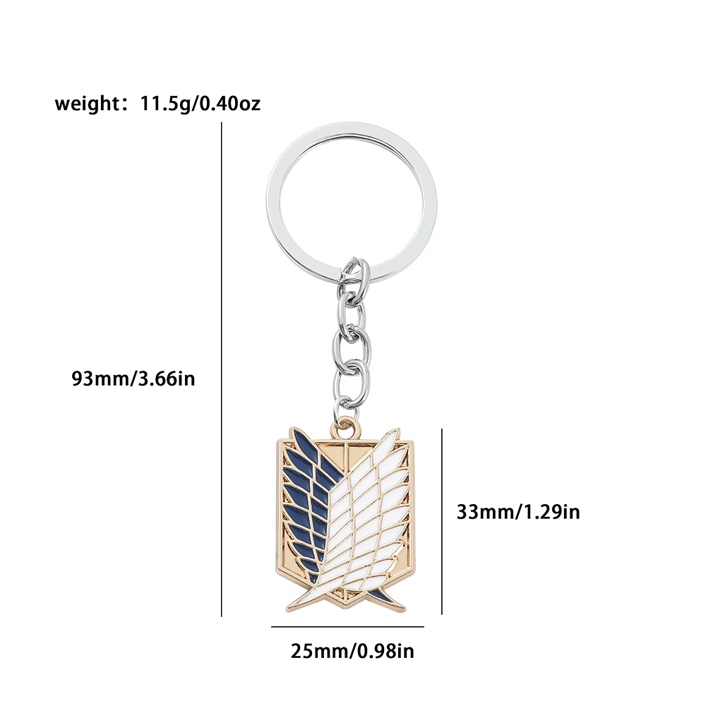 Anime Attack on Titan Enamel B - Men Accessories Pendant ulasan dan harga