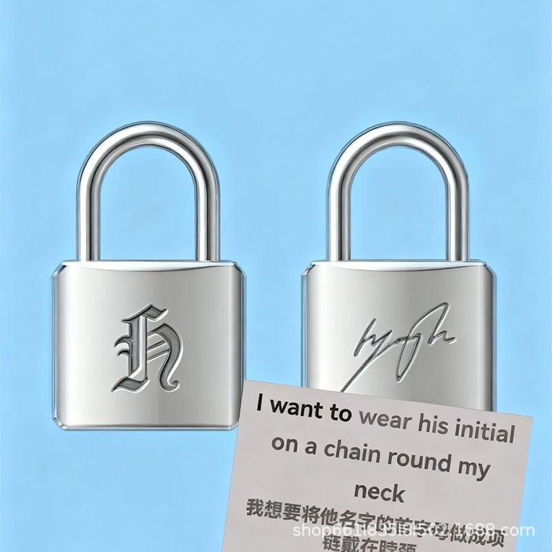 Ashionable Creative Metal Lock - Men Accessories Korea ulasan dan harga