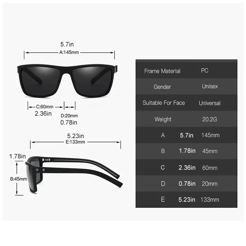 Square Outdoor Sport Sunglasse - Sunglasses Polarized Men ulasan dan harga