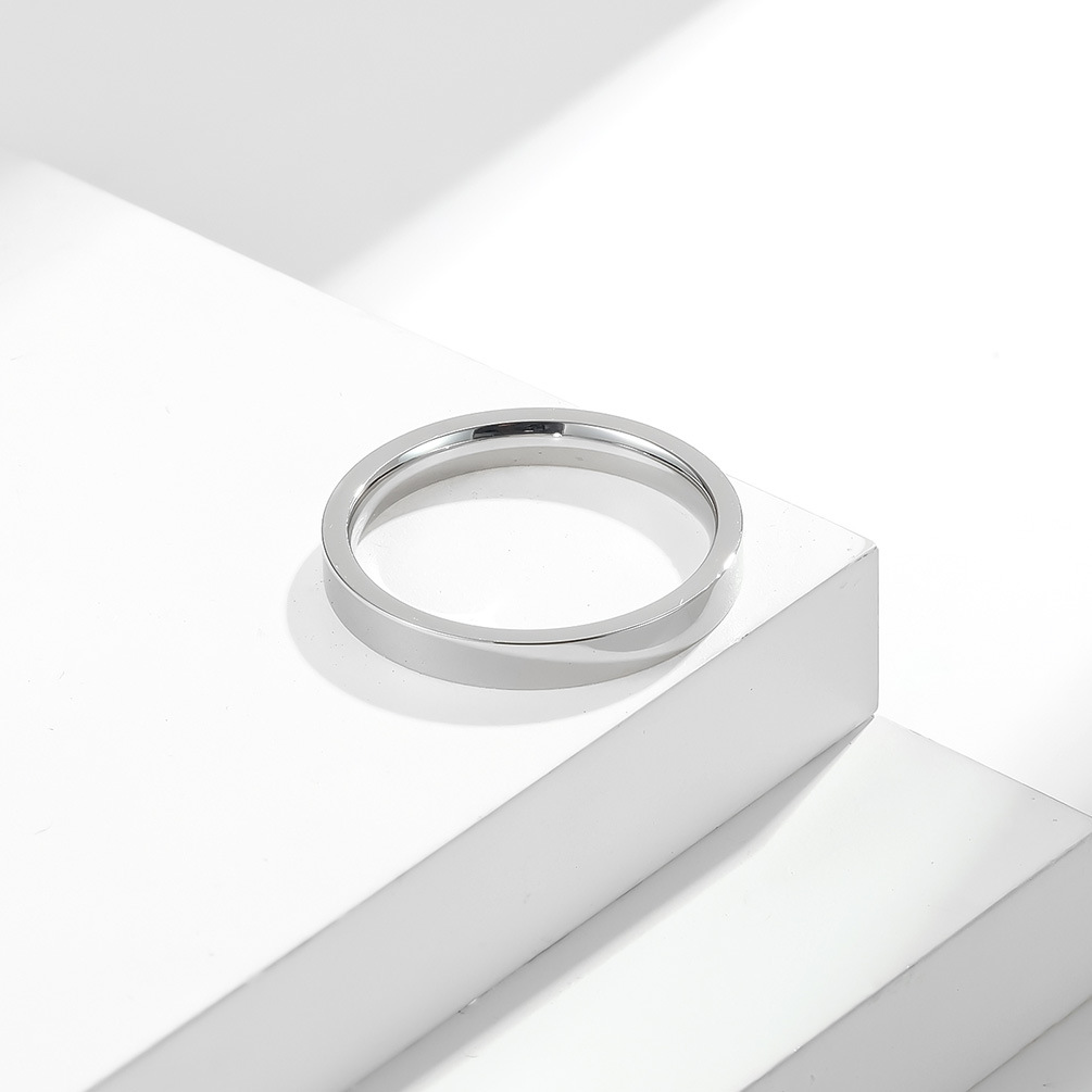 3MM Classic Simple 316L Stainl - Men Accessories Name ulasan dan harga