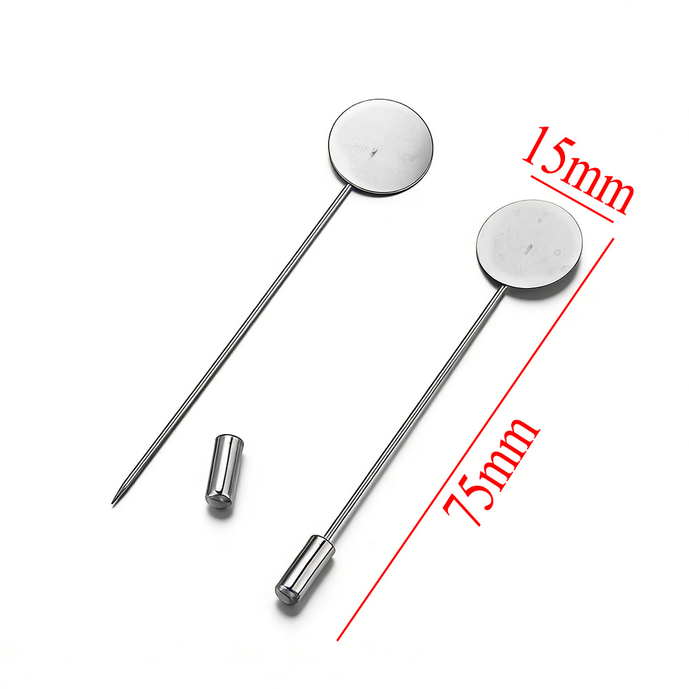 10Pcs Stainless Steel Long Bro - Men'S Accessories Tray ulasan dan harga