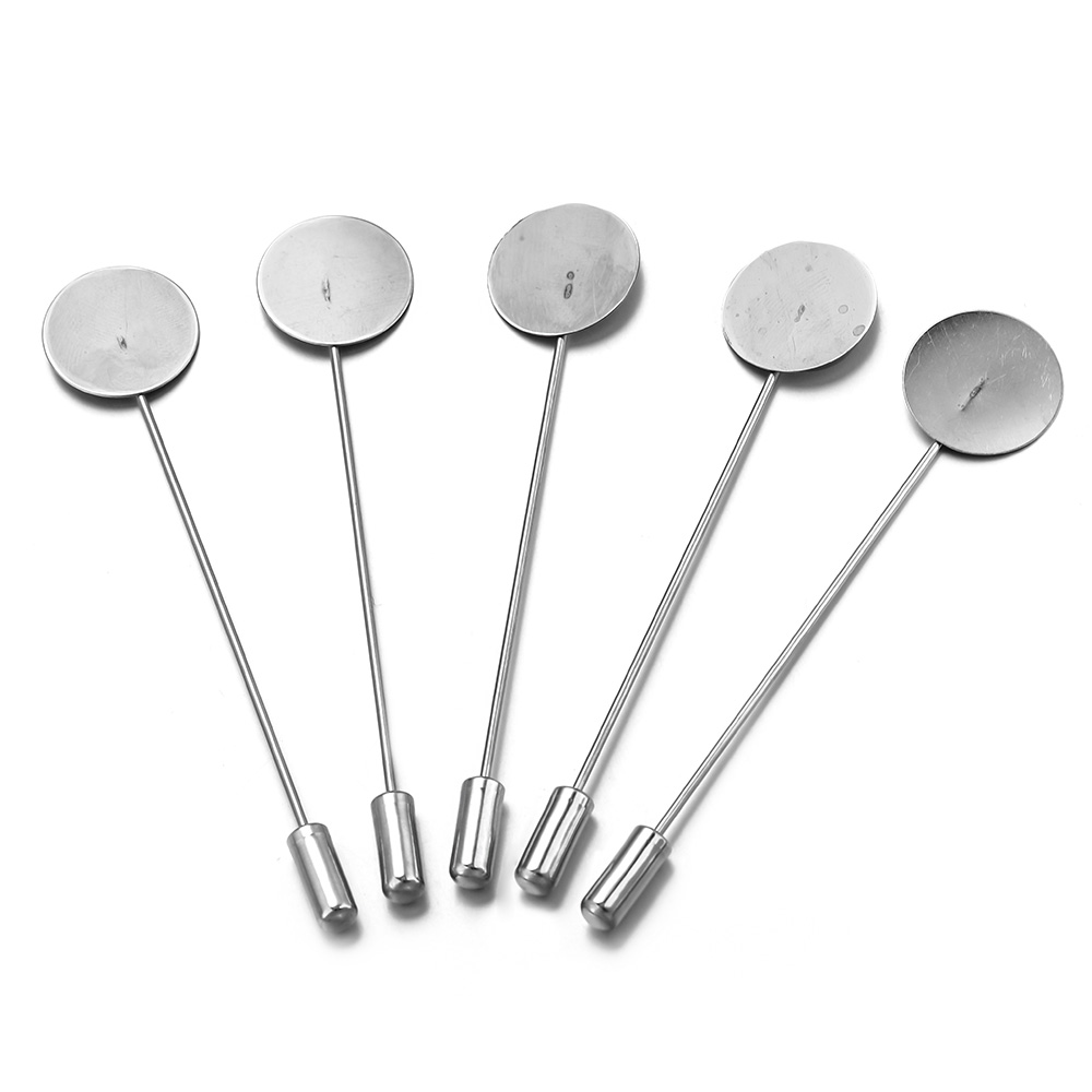 10Pcs Stainless Steel Long Bro - Men'S Accessories Tray ulasan dan harga