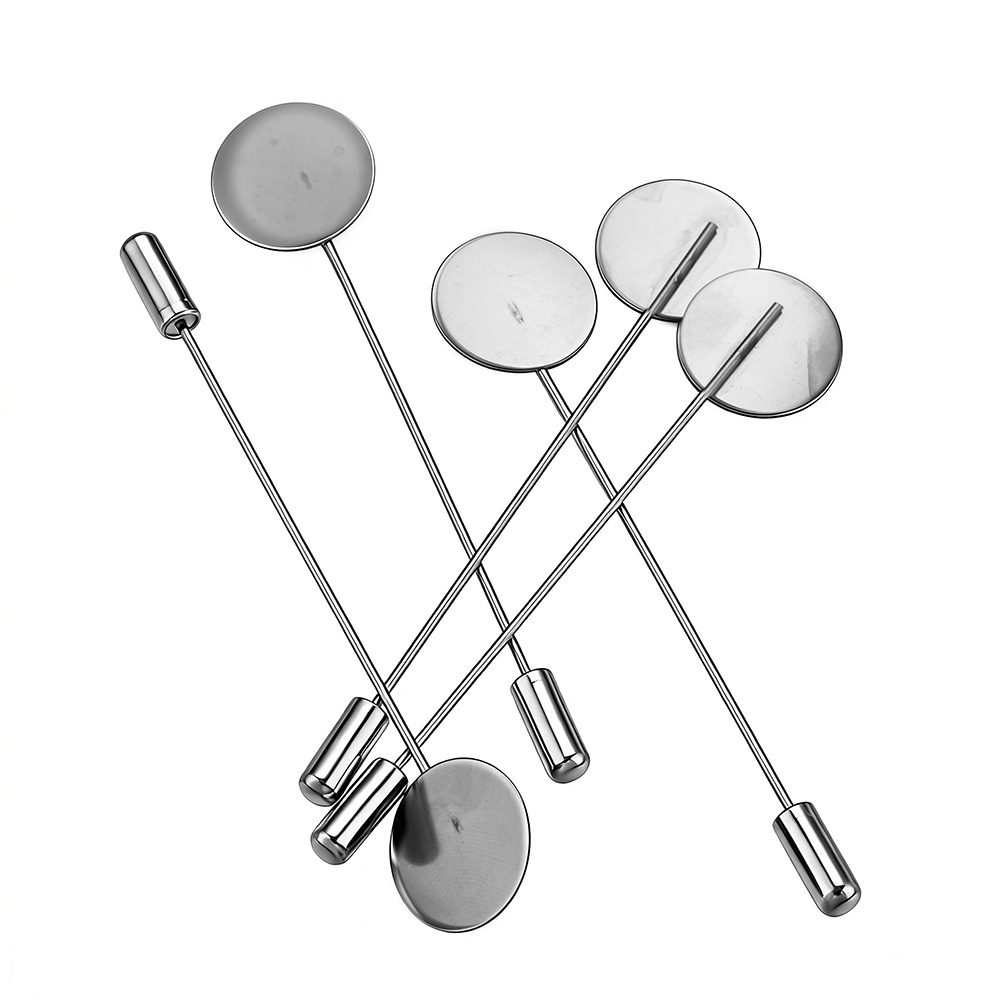 10Pcs Stainless Steel Long Bro - Men'S Accessories Tray ulasan dan harga