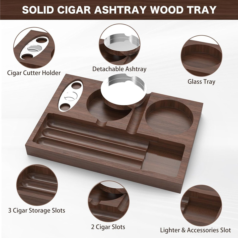 New Cigar Ashtray with Cigar C - Men'S Accessories Tray ulasan dan harga