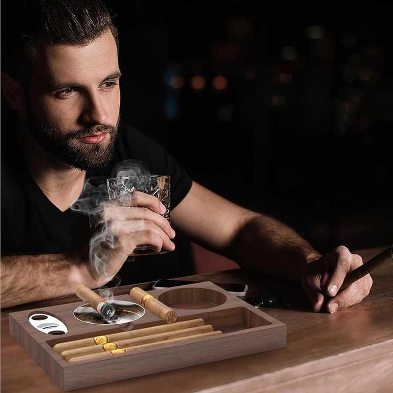 New Cigar Ashtray with Cigar C - Men'S Accessories Tray ulasan dan harga