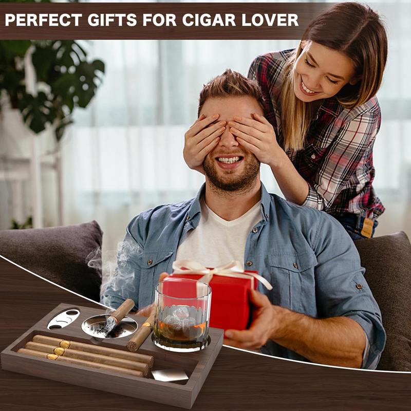 New Cigar Ashtray with Cigar C - Men'S Accessories Tray ulasan dan harga
