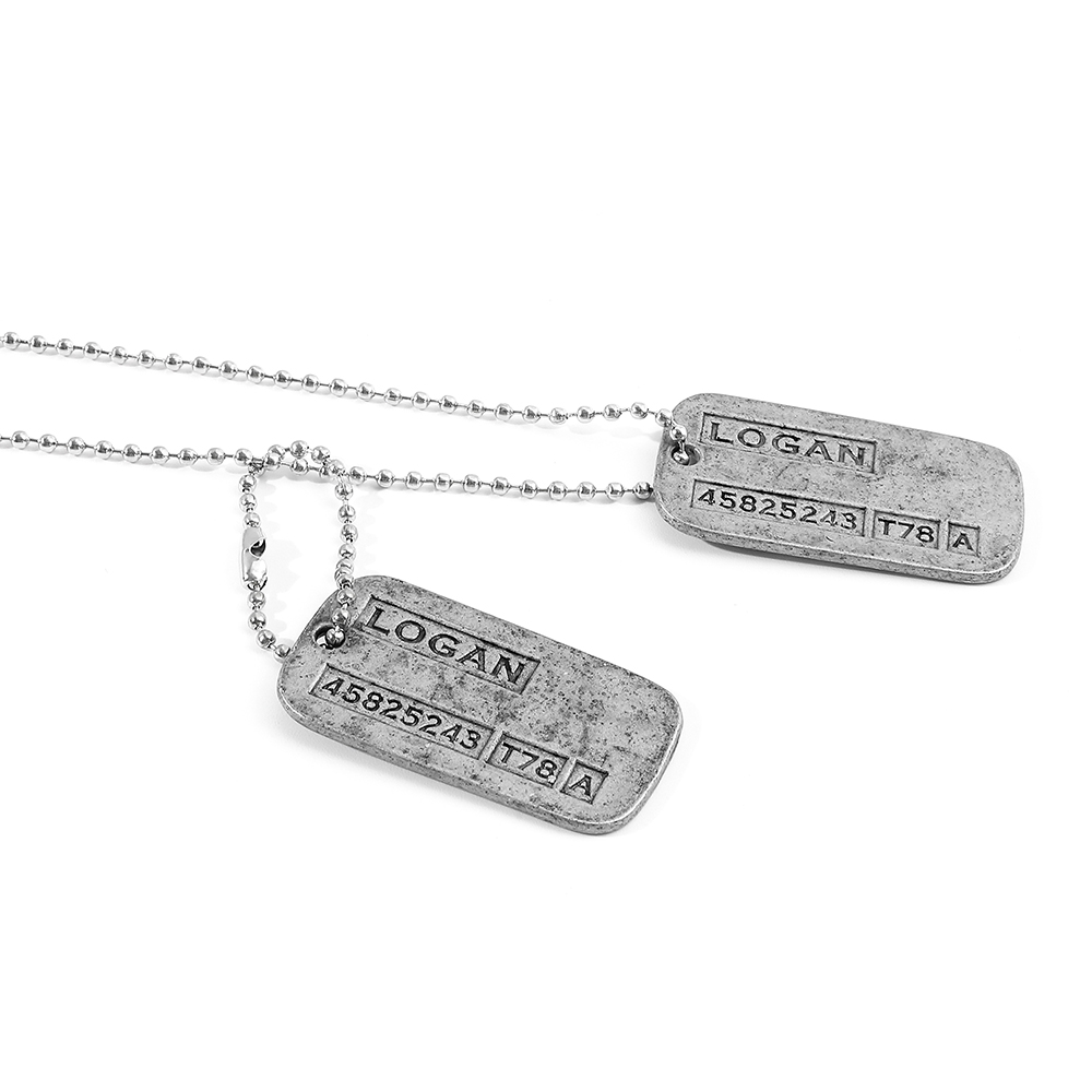 X-Men Wolverine Military Card  - Men Accessories Pendant ulasan dan harga