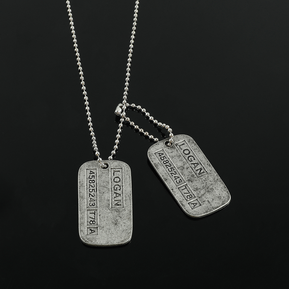 X-Men Wolverine Military Card  - Men Accessories Pendant ulasan dan harga