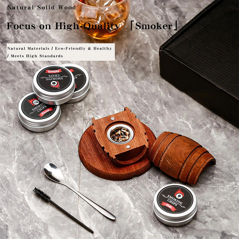 Wooden Barrel Whiskey Cocktail - Men'S Accessories Tray ulasan dan harga