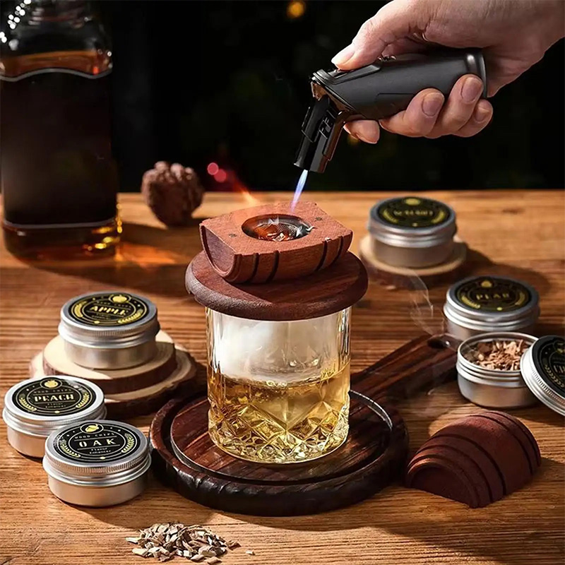Wooden Barrel Whiskey Cocktail - Men'S Accessories Tray ulasan dan harga