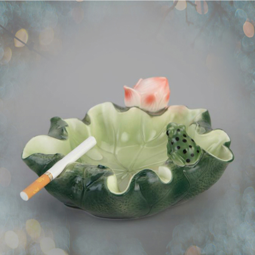 Ceramic Lotus Ashtray for Men, - Men'S Accessories Tray ulasan dan harga