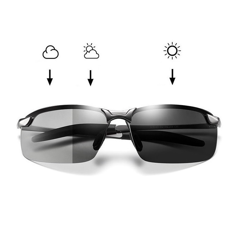 Classic Photochromic Sunglasse - Sunglasses Polarized Men ulasan dan harga